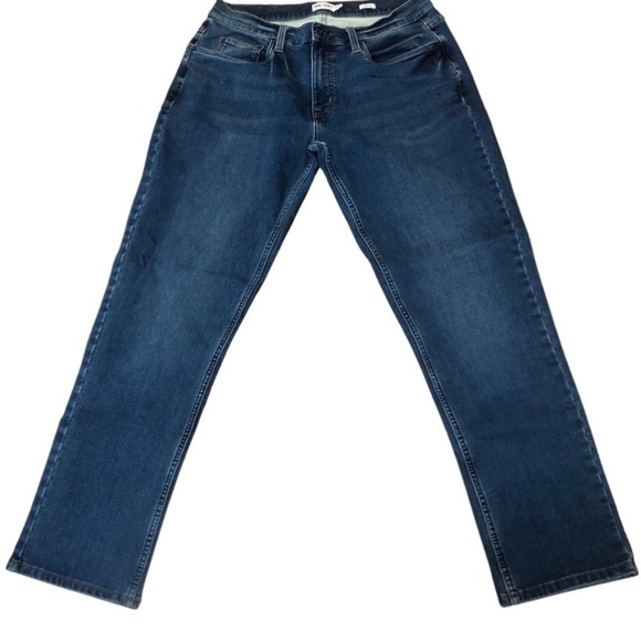 Men’s True Craft Originals Welcome 34x32 Athletic Fit Straight Jeans w/Stretch - Picture 1 of 9